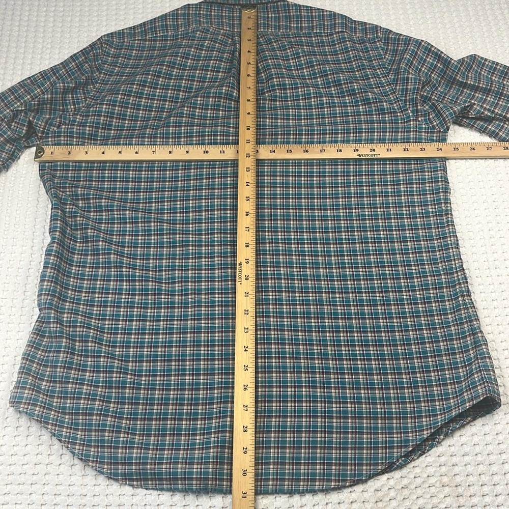 Ralph Lauren Men's Size Large Plaid Button Up Shirt Pre Owned - Picture 9 of 10